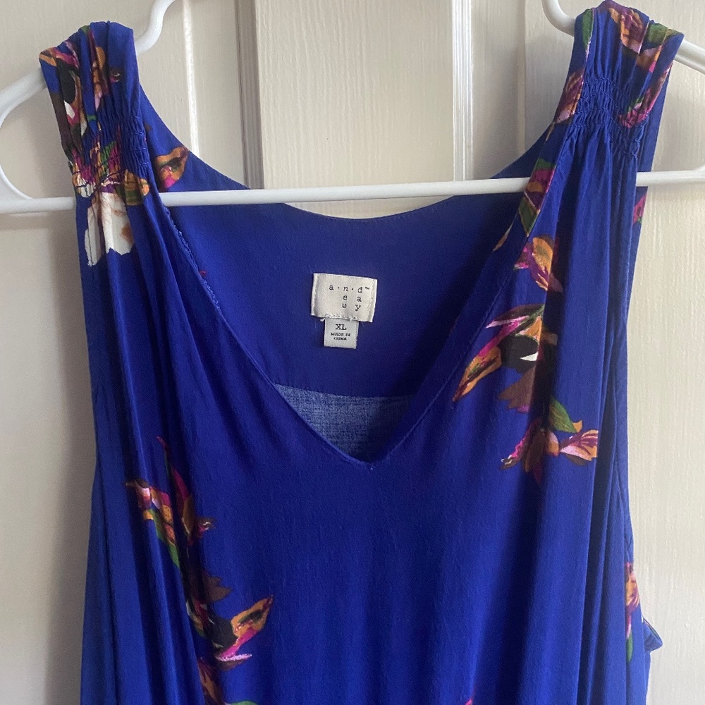 a.n.d ea wy XL ankle length sleeveless dress